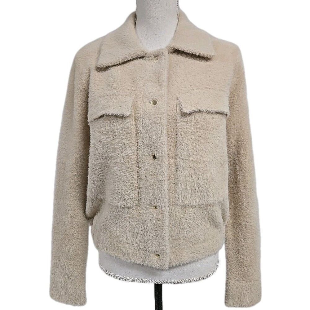 Truth by Republic‎ Faux Fur Jacket Soft Camel Tan Women’s Size S/P